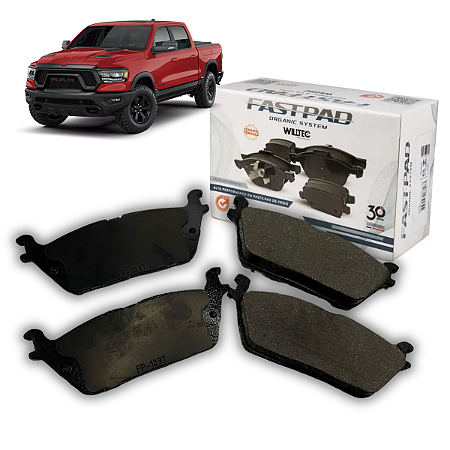 Pastilha de Freio Cerâmica Traseira Dodge RAM 1500 Rebel 2021 a 2025