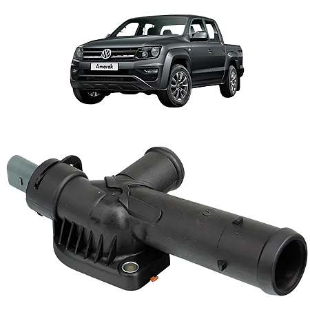 Flange Fluxo D'água Amarok 2.0 16v Tdi C/sensor 2010 A 2019