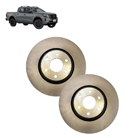 Par Disco Freio Dianteiro Frontier 2.3 2023 a 2025 Ventilado