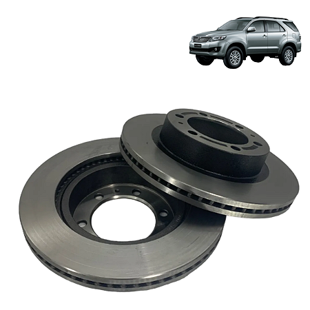 Par Disco de Freio Dianteiro Hilux SW4 2005 a 2015 Ventilado