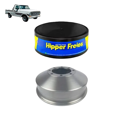 Tambor De Freio Dianteiro Ford F4000 1975 a 1981 Sem Cubo