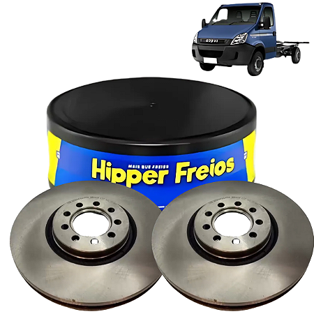 Par Disco Freio Dianteiro Ventilado Iveco Daily 2007 A 2018