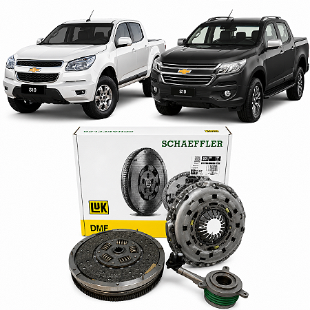Kit Embreagem S10 2.5 2015 A 2017 Com Volante Atuador Disco