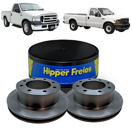 Par Disco Freio Ventilado Ford F250 F350 1999 2000 A 2003