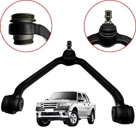 Bandeja Suspensão Superior Direita C/Pivo Ranger 1998 A 2011