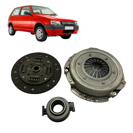 Kit Embreagem Fiat 147 Prêmio Elba Uno Mille 17 Estrias