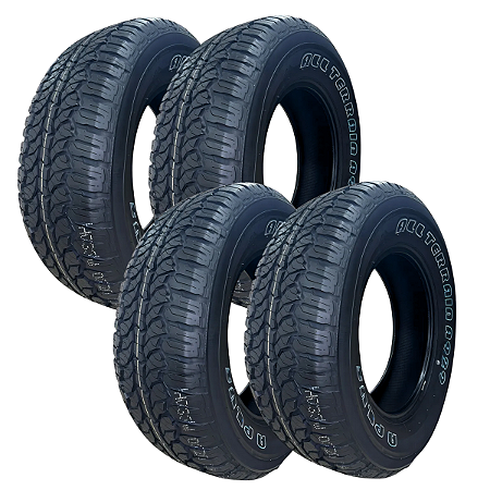 Kit 4 Pneus Aplus At 265/65r17 112t Letras Brancas Reforçado