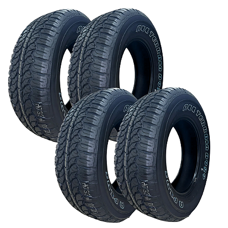 Kit 4 Pneus Aplus At P245/70r16 106t Tl Letras Brancas