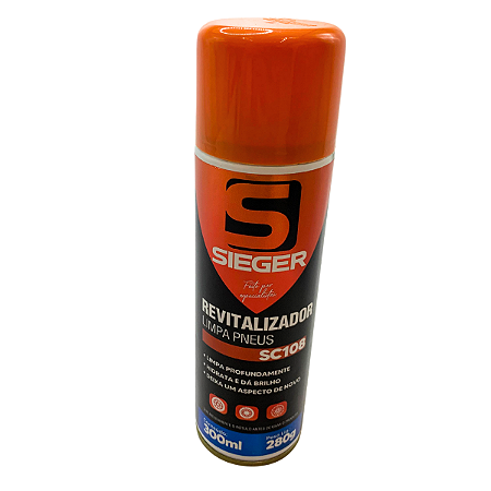 Revitalizador De Pneu 300ml 280g Sieger Automotivo Spray