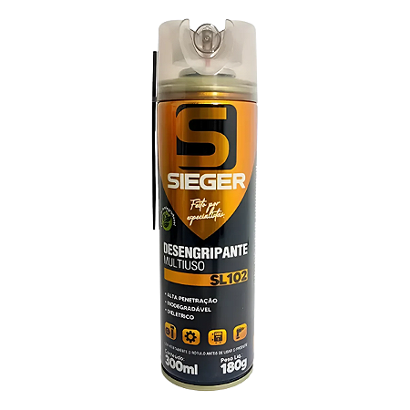 Desengripante Multiuso 300ml 180g Sieger Spray Automotivo