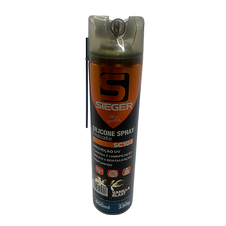 Silicone Spray Sc103 Vanilla Blast 400ml 230g Sieger Limpeza