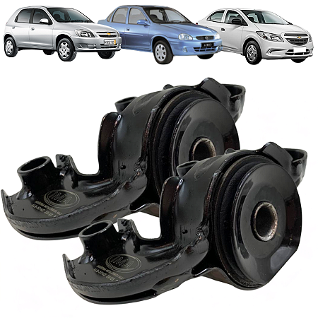 Par Suporte Barra Tensora Dianteiro Celta Corsa 1998 A 2016