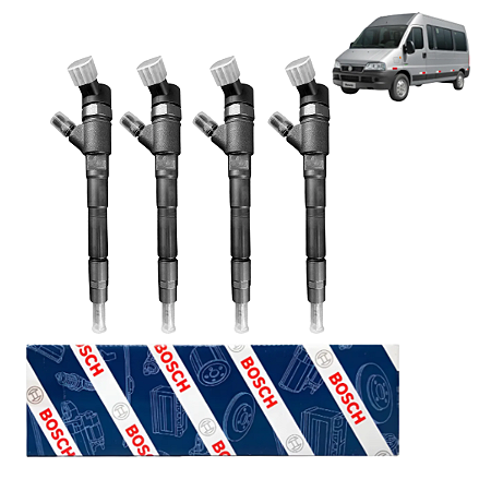 Kit 4 Bico Injetor Ducato Jumper Boxer 2.3 2009 2010 A 2012