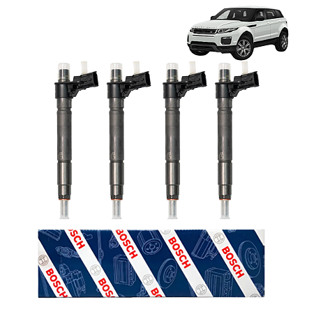 Kit 4 Bico Injetor Evoque Discovery Freelander 2010 A 2016