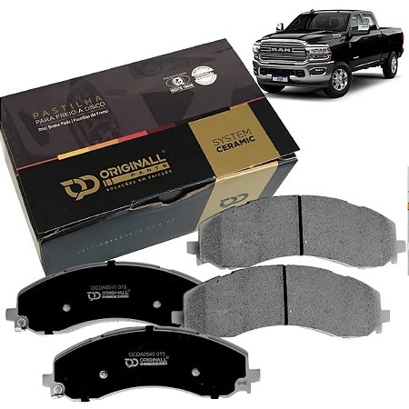 Kit Pastilha de Freio Dianteira Cerâmica Ram 2500 3500 6.7 24V 2020 a 2025