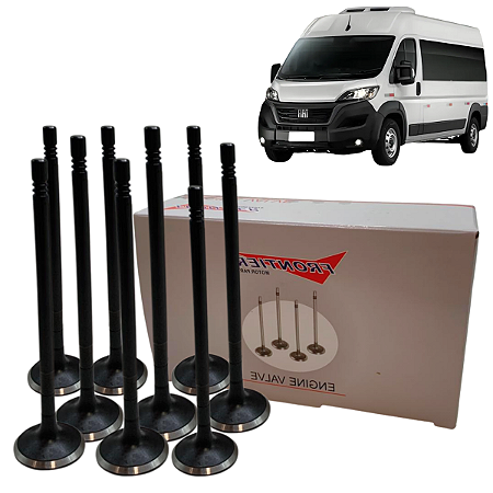 Kit 8 Valvula Escape Ducato 2.3 16v 2010 2011 2012 2013 A 2025