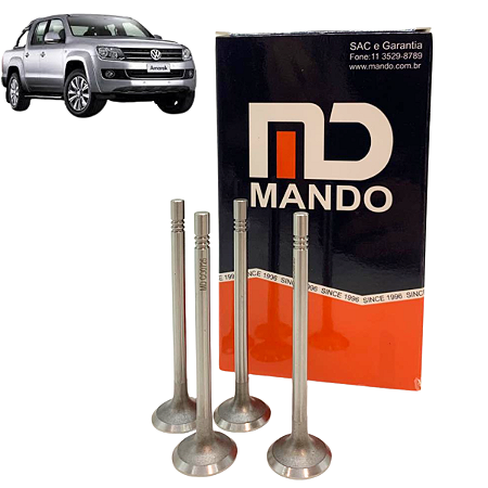 Jogo Original 4 Válvulas Escape Amarok 2.0 16v 2010 A 2020