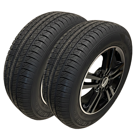 Kit 2 Pneu Aplus Resistente At 235/70r16 106t Tl