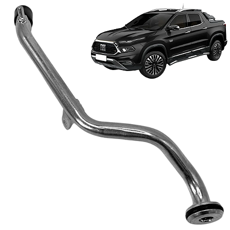 Tubo Água Motor Toro 2.0 16v Diesel 2016 A 2021 Prateado