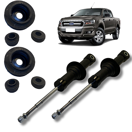 Par Amortecedor Dianteiro + Coxim Calço Ranger 2019 A 2023