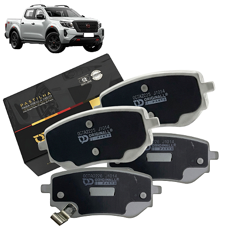 PASTILHA FREIO TRASEIRA CERÃMICA FRONTIER 2023a2026