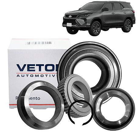 Kit rolamento rolete roda traseira Hilux SW4 2010 a 2015