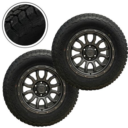 Kit 2 Pneus Yokohama Geolandar G018 A/t4 35x12.50r18 Lt 123s