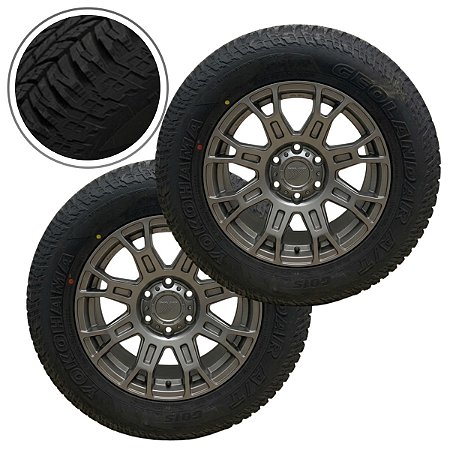 Kit 2 Pneus Yokohama Geolandar A/t G015 265/65r18 114h Resistente