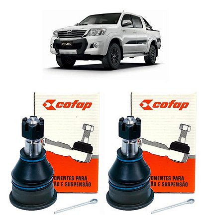 Kit 4 pivôs suspensão superior Hilux SW4 2005 a 2015