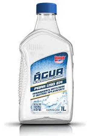 Água bi desmineralizada 1L