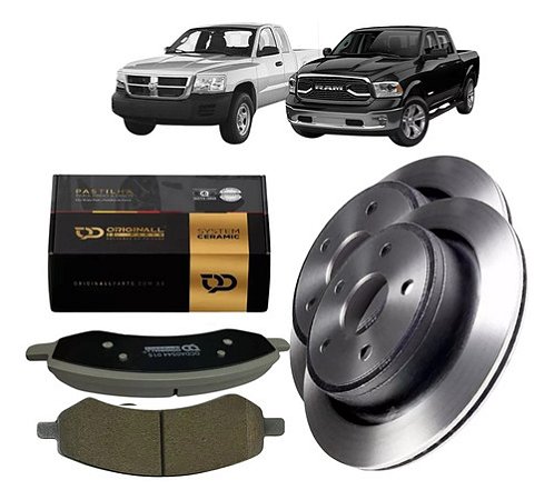 Kit pastilha disco freio dianteiro Ram 1500 2022 a 2026