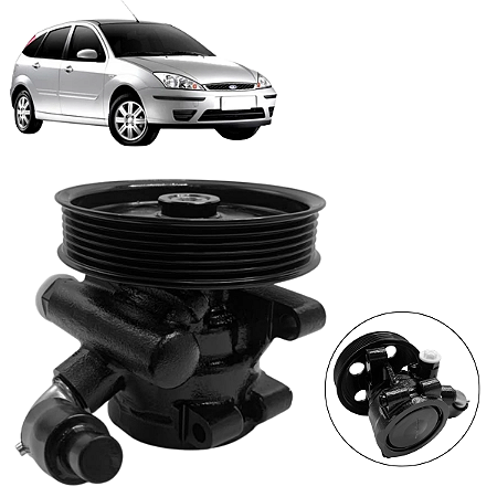 Bomba direção hidráulica Focus 1.8 2.0 Zetec 2001 a 2006