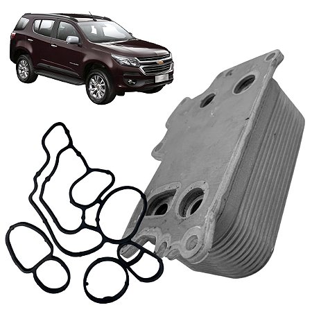 Radiador Óleo S10 Trailblazer 2.8 16v 2012 A 2018 Com Junta