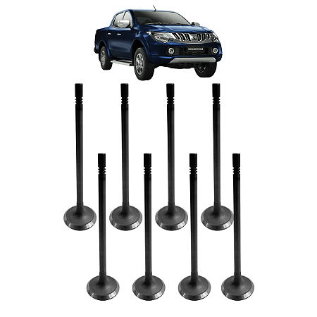 Jogo válvula admissão L200 Triton Sport 2.4 4N15 2017 a 2024