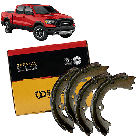 Jogo sapata freio traseiro Dodge Ram 1500 5.7 2008 a 2026