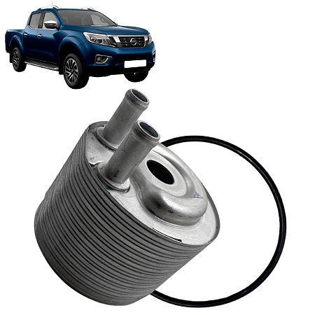 Radiador óleo motor Frontier SEL 2.5 16V 2014 a 2026 c/ junta