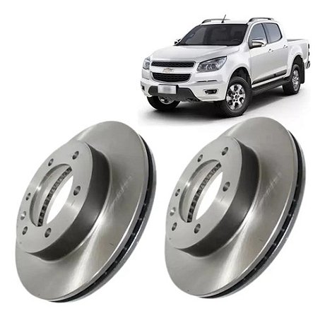 Par Disco Freio Dianteiro S10 Trailblazer 2017 2018 a 2021