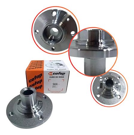 Cubo de Roda Carro Dianteiro Gol 1980/2014 Cofap Crc01001