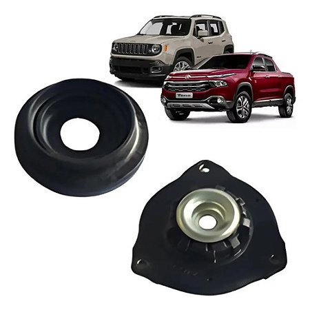 Par Coxim Amortecedor Dianteiro Fiat Toro Renegade Compass