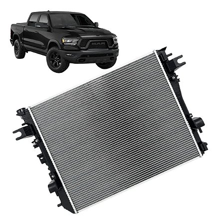 Radiador Brasado Ram 1500 5.7 V8 2021 a 2024