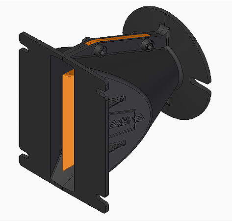 Guia 1" - WG-25P120 (Preto/Laranja)