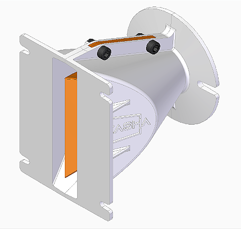 Guia 1" - WG-25P120 (Branco/Laranja)