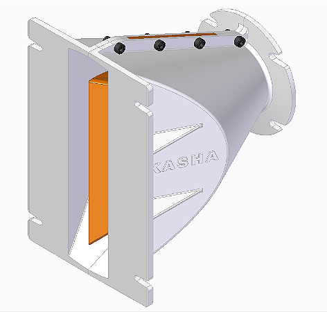 Guia 2" - WG-50P240 (Branco/Laranja)