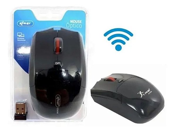 MOUSE SEM FIO ÓPTICO PORTÁTIL