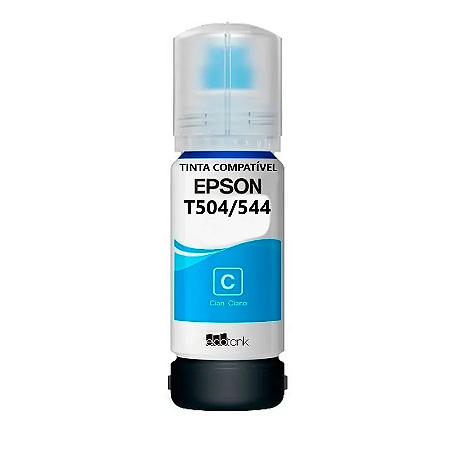 Tinta Para Epson Ciano T504/544-L4150, L4160, L6171, L6191,L6270, L3110, L3150, L3250, L5290