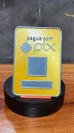 Placa PIX Acrilica Personalizada