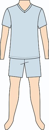 Ref. 150 - Molde de Pijama Masculino