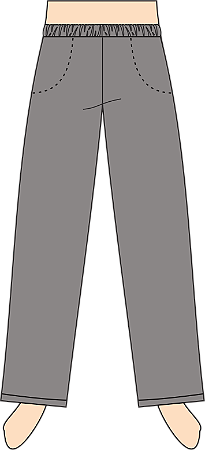 Ref. 105 C - Molde de Calça de Moletom - DIGITAL