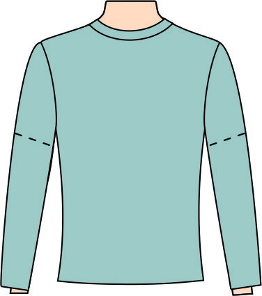 Ref. 122 - Molde de Camiseta Manga Posta Masculina - DIGITAL