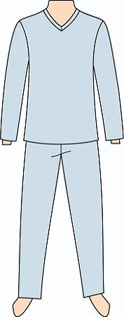 Ref. 152 - Molde de Pijama Masculino - DIGITAL